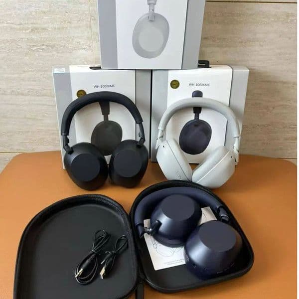 New WH-1000XM6 Bluetooth Earphones XM5 Foldable HIFi Headphones Wireless Deep Bass Stereo XM4 Headphones High-Resolution Audio Metal Microphone Headband Headset