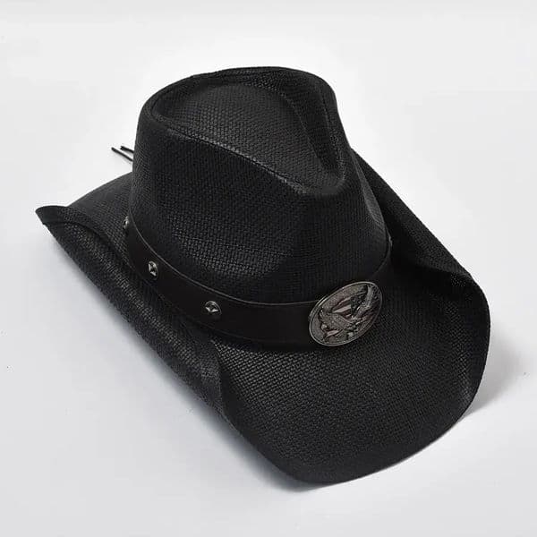 Designer Hat 2026 New Men's Vintage Western Cowboy Handmade Straw Weaving Beach dandy hat Sun Gentleman Cowgirl Jazz Hat Sombrero Hombre Designer Free Ship
