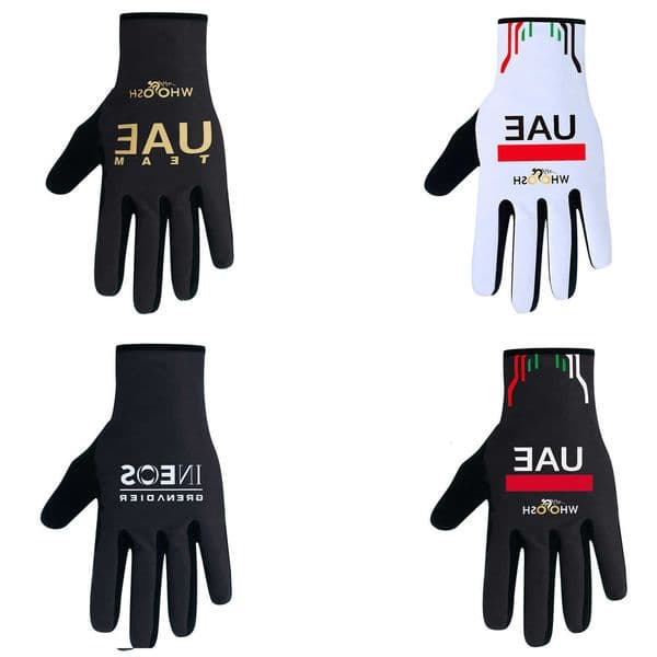 Autumn UAE Team Winter 2025 Cycling Gloves Full Finger Men Women Warmth Bike Gloves Running Fitness Gym Riding Bicycle GlovesR260627