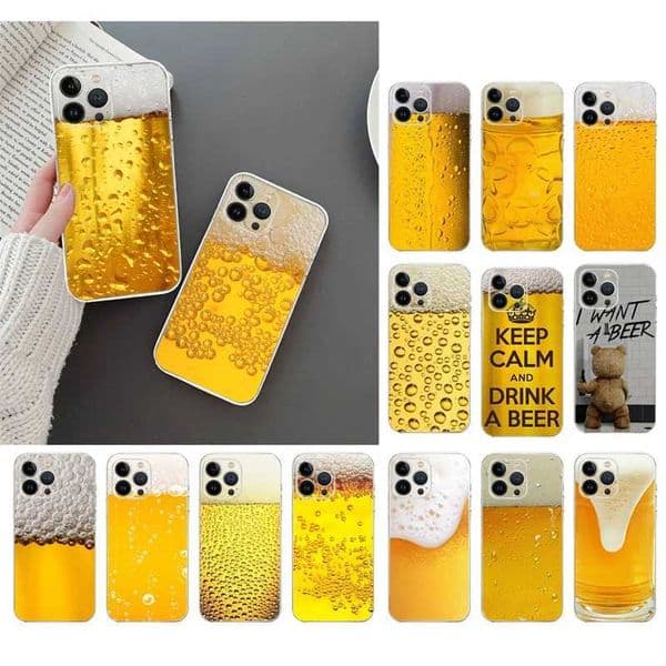 Suitable for iPhone 15 14 12 11 Pro Max XS Max XR X 12mini 14 Plus SE cold beer case Funda Capa battery M240902