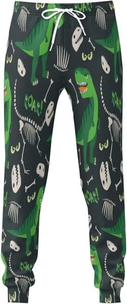 Free shipping Sweatpants Mens Dinosaur Bones Roar 3D Printed Patterned Pants Loose Lightweight Yoga For Workout Gym Running Sweat Trousers Y2K