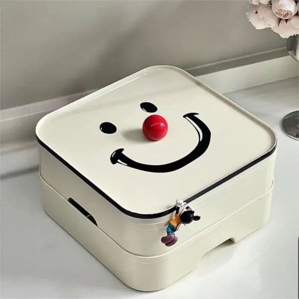 MOMO Multi-layer Fruit Plate Fruit Box Living Room Home Coffee Table Snacks Placed Sealed Dry Fruit Plate Compartment Organizer 240902