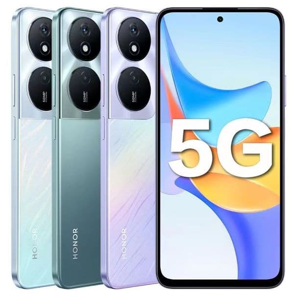 Original Huawei Honor Play 50+ Plus 5G Mobile Phone Smart 8GB RAM 256GB ROM Dimensity 6020 Android 6.8" 90Hz LCD Full Screen 50.0MP Face ID Fingerprint 6000mAh Cellphone