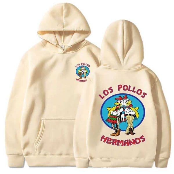 Hoodie Los Pollos Hermanos Chicken Brothers Print Tracksuit Mens Fashion Spring and Autumn Wool Loose Sweatshirt W240830