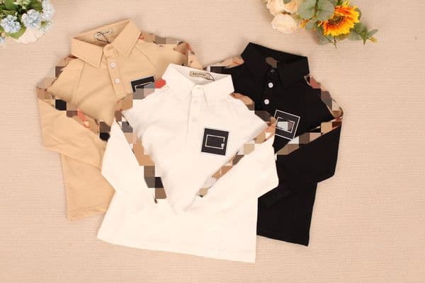 2026 cologne New Designer Children Springautumn Plaid Blouse Baby KIDS Cotton T Shirts School Boy's Casual Polos Baby Boys Long perfume Sleeve Sweatshirts