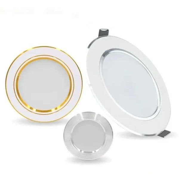 High brightness circular embedded ceiling LED spotlight 220V 5W 9W 12W15W 18W commercial indoor embedded ceiling tube light household CL240830