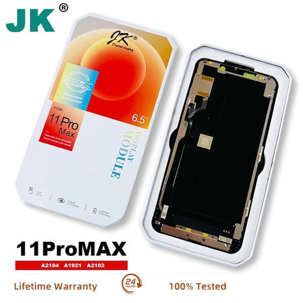 JK For iPhone 11 pro max LCD Display Touch Screen Digitizer Assembly No Dead Pixel Replacement Parts true tone screen replacement Touch Panels