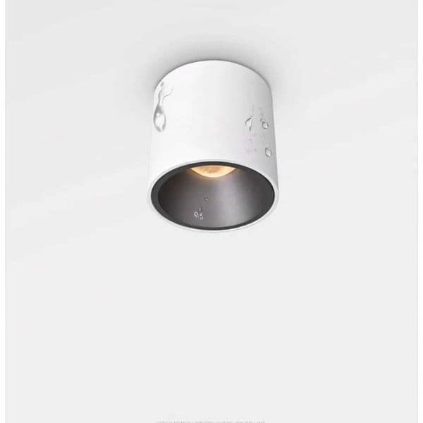 Round COB tube light IP65 waterproof and anti glare LED ceiling spotlight 24W AC85-265V suitable for bathrooms kitchens balconies CL240830