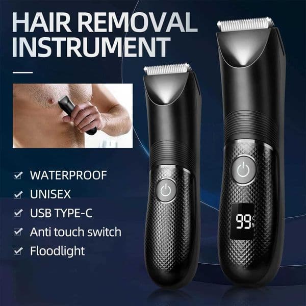 KIKIDO KK-8106 2-in-1 Electric Shaver USB Charging Hair Trimmer Electric Charging Body Professional Shaver Battery W240824