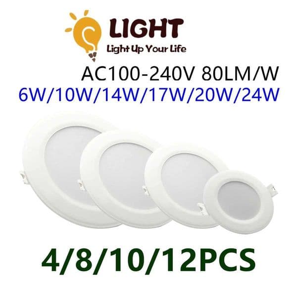 LED ultra-thin step-down tube light AC100-240V panel light 6W-24W ultra bright warm white light can be used for kitchen research CL240830