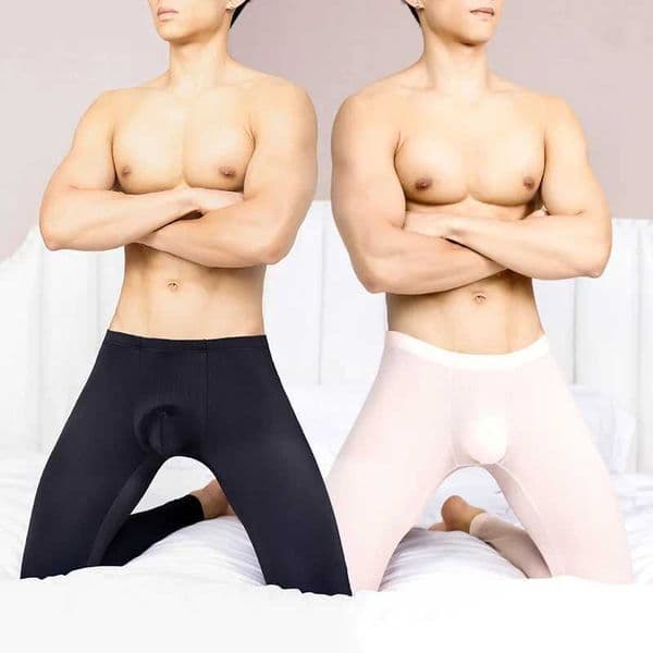 Mens Underwear Long Johns Leggings Men Thermal Underwear Bottom Trousers Tight Warm PantsXJ240903