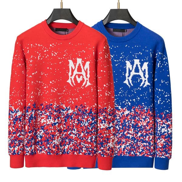 Size 3XL Printed Sweaters Men Wool+Cotton Knitwear Street Wear Pullover Men's Sueter De Lana Hombre