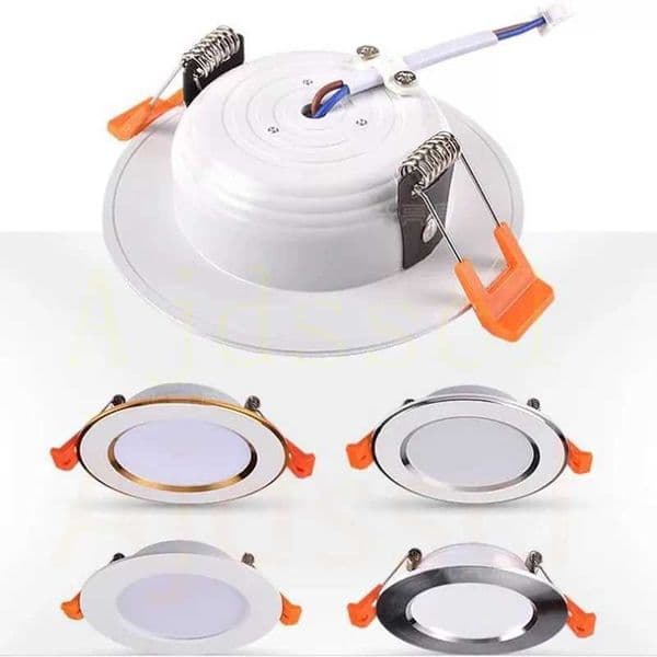 LED Downlight 220V Spot Three colors dimming 5W 7W 9W 12W 15W Recessed in LED Ceiling Downlight Light Cold Warm white Lamp zyc241120