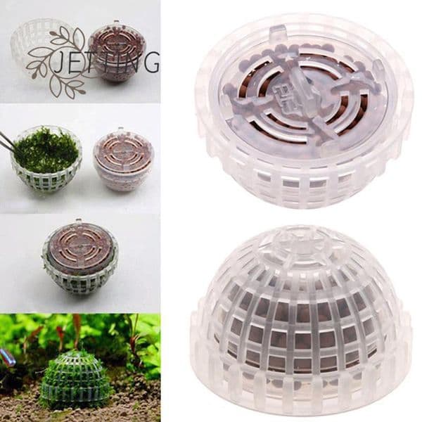 1pc Plastic Aquarium Moss Ball Filter Aquatic Supplies Decorations For Shrimps Pet Products Fish Tank Decor ddmythur