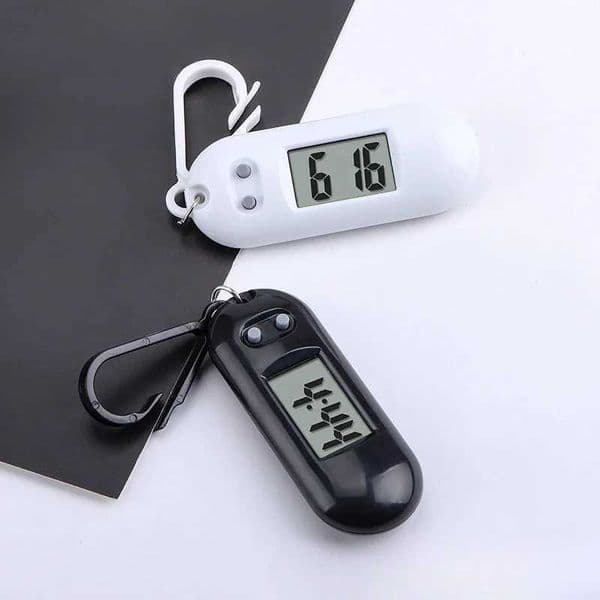 Sporty LED Digital Keychain Pocket Watch Mini Clock - Compact and Portable Ideal for Students and Kids Y240904