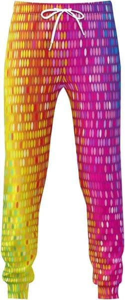 Free shipping Sweatpants Mens Rainbow Sequin Glitter 3D Printed Patterned Pants Loose Joggers With Pockets Lightweight Workout Gym Running Sweat Trousers Y2K