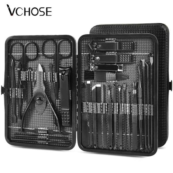 9/19/30 piece manual tool set stainless steel nail clipper set multifunctional nail clipper finger clipper set W240904