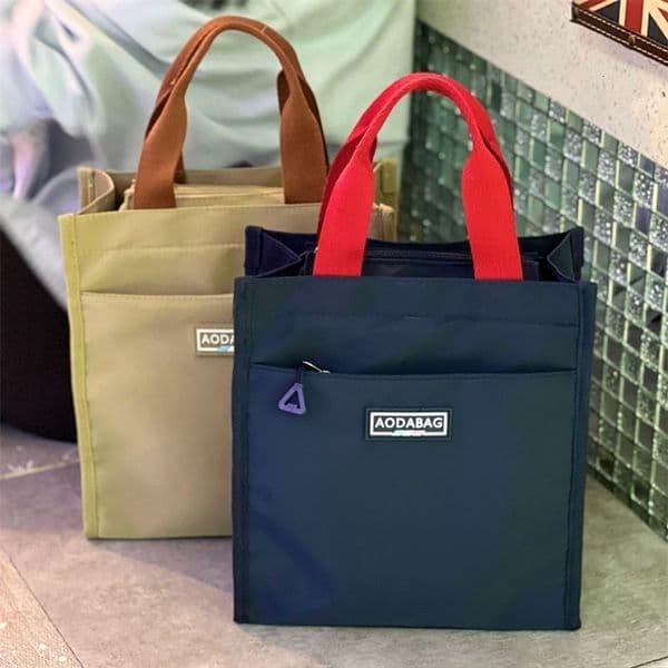 Fashion Cooler Lunch Box Portable Insulated Canvas Bag Thermal Food Picnic Tote Bags For Women kids y240903Z