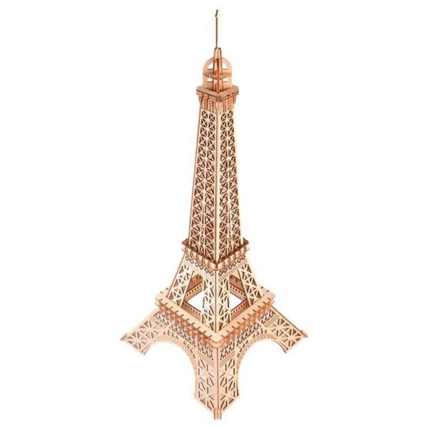 3D Wooden Eiffel Tower Puzzle DIY Handmade Fun Eiffel Tower Puzzle for Children Boys and Girls (Eiffel Tower Pattern) Puzzle W240903
