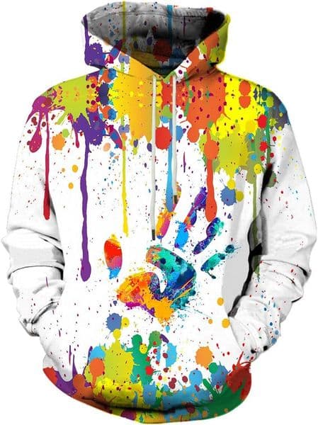 Hoodie For Mens Unisex Colorful Graphic Hoodies 3D Print Sweatshirt Cool Design With Pocket Men And Women Sweatshirt Comfort Free shipping