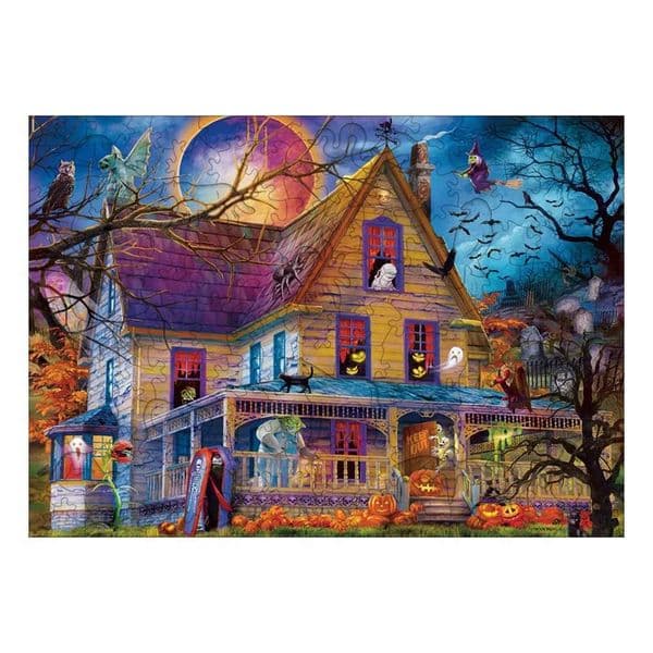 Puzzle Adult 3D Puzzle Family Game Animal Puzzle Wood Montessori Childrens Education Gift Halloween DIY Handmade Puzzle Toy W240903