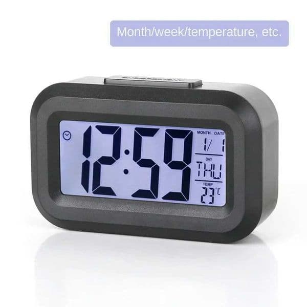 LED Digital Alarm Clock Electronic Digital Alarm Screen Desktop Table Clocks for Home Office Backlight Snooze Calendar Clock Y240904