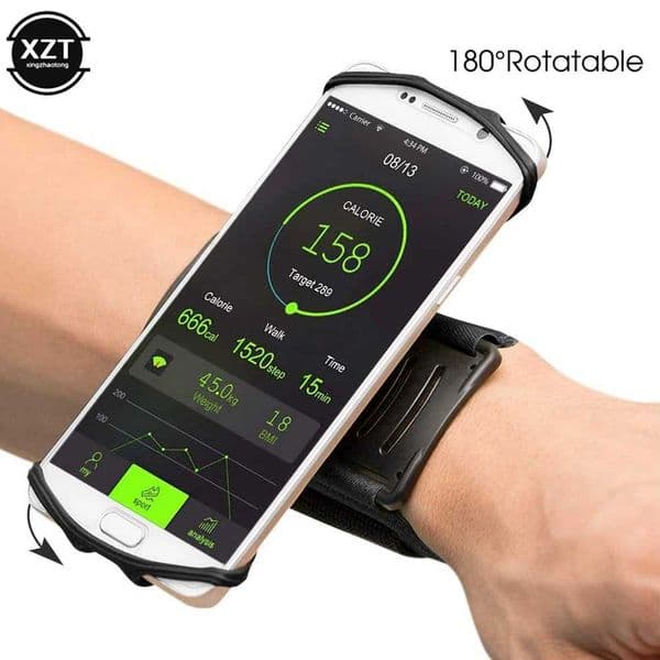 Portable Running Wristband Phone Holder Case for iPhone Sports ARMband for Samsung OPPO Cycling Gym ARM Band Bag Live Gym M240905