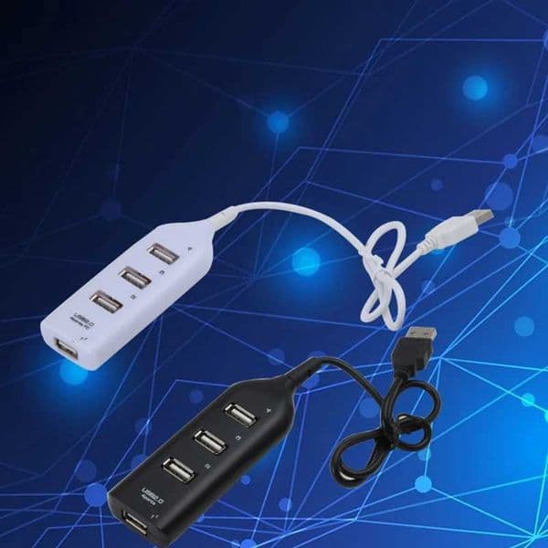 High speed universal USB hub 4-port USB 2.0 hub with cable mini hub socket mode branching cable adapter suitable for laptop PC J17 CL240905