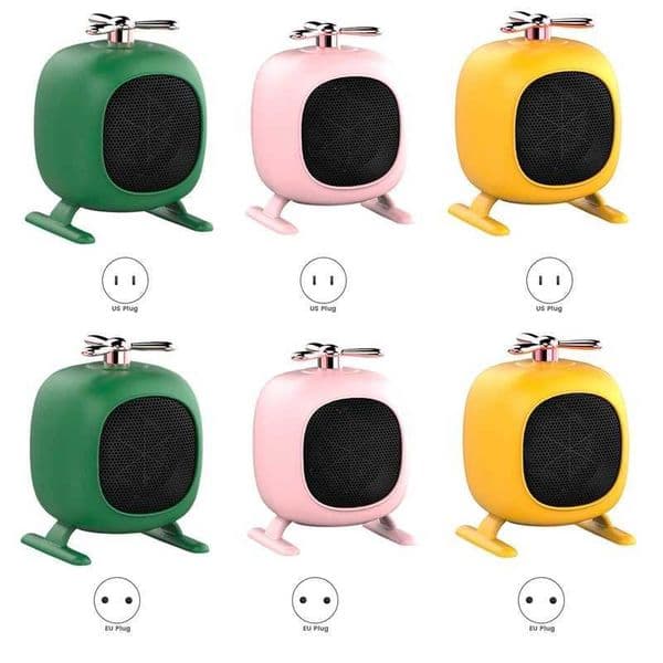 Mini Portable Hand Warmer Fan Heater Desk Style Warm Quiet For Home Office Indoor Plug In Body Warmer M240905