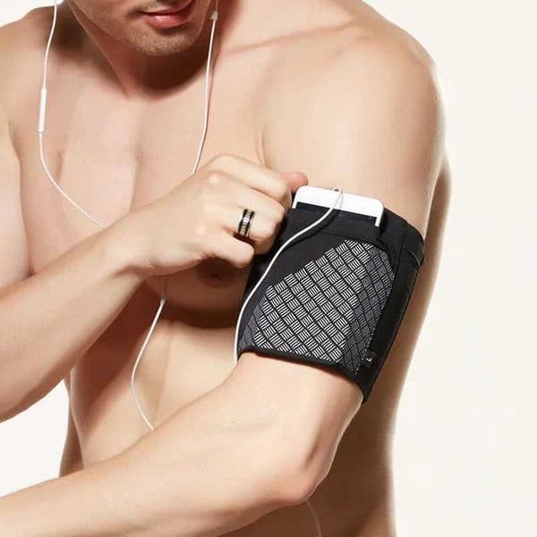 Mens and Womens Running Elastic Mobile Phone Arm Bag Travel Mobile Phone Case Fitness Sports Outdoor Equipment Wrist Bag M240905