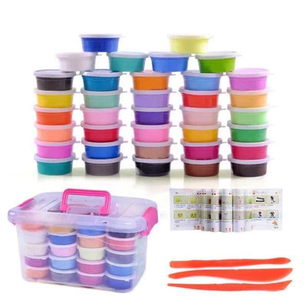 12/24/36 Color Air Drying Plastic Model Clay Childrens Polymer Education 5D Toys Childrens Gifts Playdough Slime CL240905