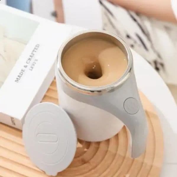 Electromagnetic USB Charging Hybrid Coffee Cup Automatic 304 Stainless Steel Magnetic Network Celebrity Creative 240903