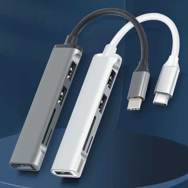 Type C HUB High Speed USB 3.0 HUB Splitter Card Reader Multiport with SD TF Ports for Macbook Computer Accessories HUB USB CL240905
