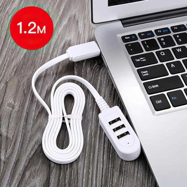 3 Port USB Hub USB 3 Divider for Data Charging USB Charger Hub Laptop PC Accessories USB Cable Expansion Adapter CL240905