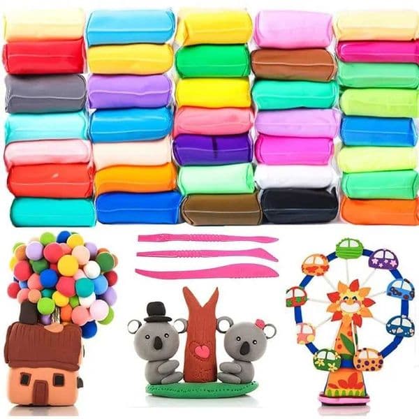 2026 New Magnet Toy 12/24/36 Color Air Dry Clay High-Quality Plastic Handicrafts Childrens Toy For 3 Year Old Toys Art Supplies With Tools