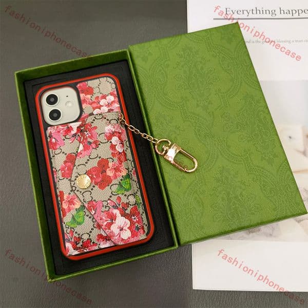 designer phone case Crossbody Wallet for Apple iPhone 15 Pro Max 14 Pro Max 13 12 14PLUS Luxury Brand Card Holder Lanyard Handbag Cover