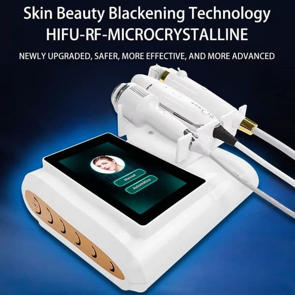 2025 Wholesale 3 in 1 Gold Fractional RF Microneedle Skin Firming Lifting Anti-wrinkle Machine HIFU High Intensity Focused Ultrasound SMAS Face Beauty