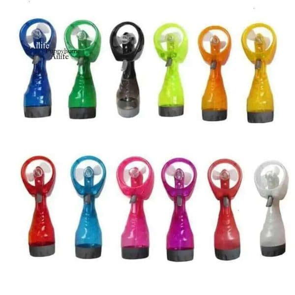 Electric Spray Fans Handheld Mini Water Party Favor Portable Summer Cool Mist Maker Fan 0418 0708