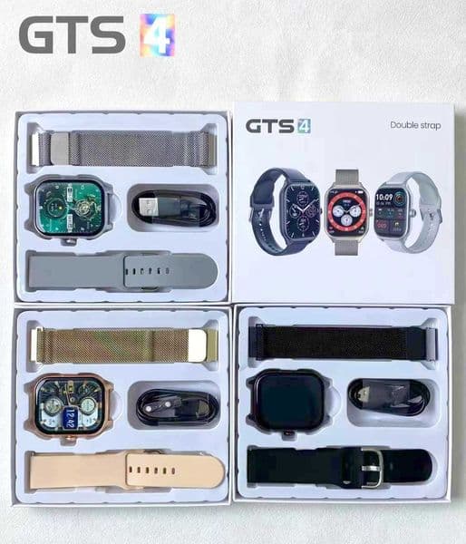 Gts4 Smart Watch Made In China Hd Screen Ultra-Long Standby Blood Pressure Wholesale Smart Watch Waterproof Sports Smart Watch M240907