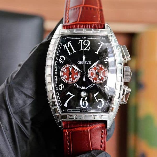 Classic Fashion Frenck Classic Roman Numerals Leather Strap Watch Designer Watch Luxury Latest Joint Men's Watch Vintage Quartz Movement