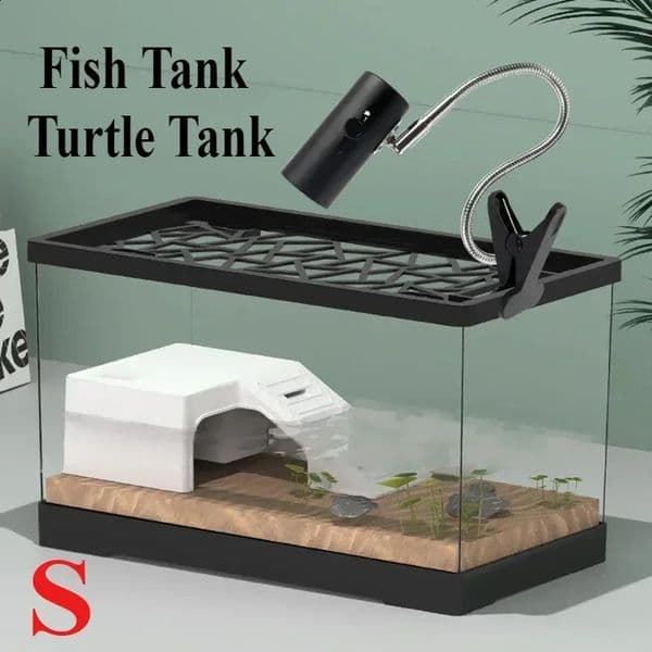 High definition transparent acrylic fish tank plastic pet drip proof aquarium breeding box detachable 240906