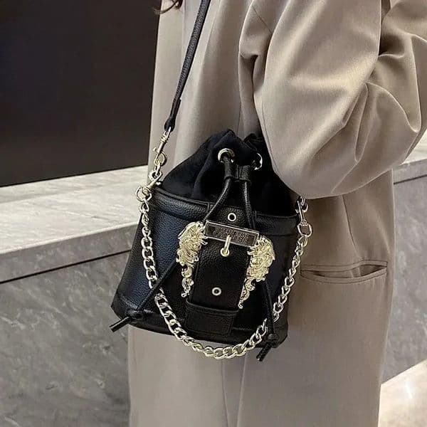 2024 new luxury designer bucket bag PU leather small shoulder cross body bag womens trend messenger handbag 240907T260513
