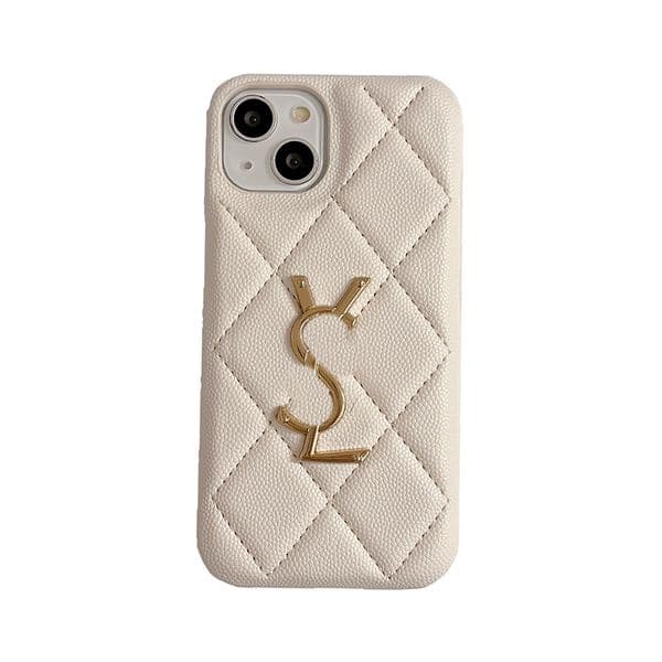 Fashion Designer iPhone Case 15pro 15 pro max 14pro 14 pro max 13 12pro max Leather Metal Embossed Color Luxury Protective Phone Case
