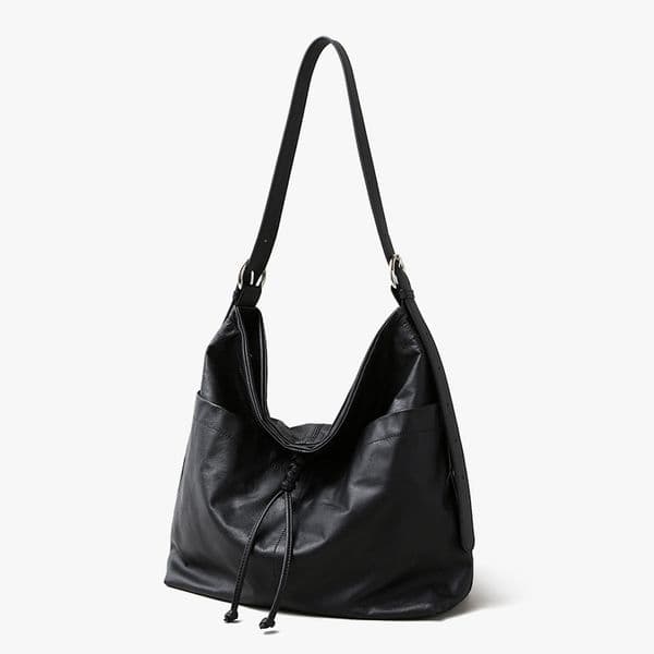 Solid Color Genuine Leather hobo for Women's Handbag Purses Leather Hobo Sold without box
