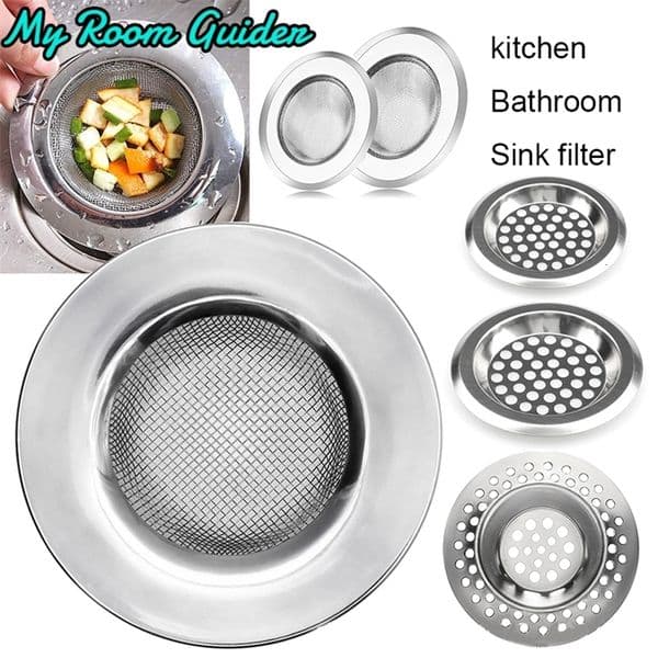 1 kitchen sink filter stainless steel mesh sink filter bathroom sink filter drainage hole filter trap waste sieve ww 240909