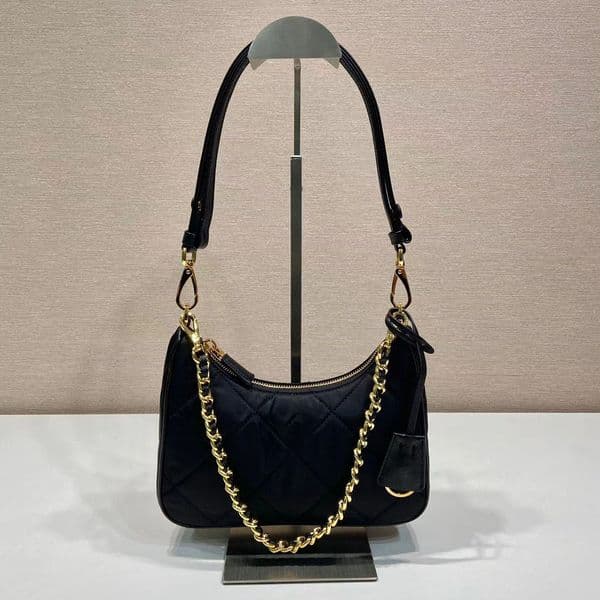 Re-Edition leather mini bag the half moon bag designer shoulder bag nylon underarm bags purse cross body bag luxury bag L251201