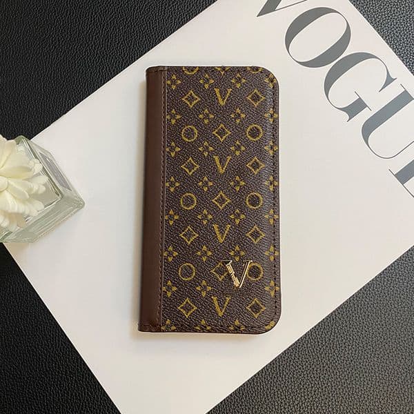 iPhone Case Designer Phone Cases for Apple iPhone 16 15 14 Pro Max 14 Plus 13 12 11 XR XS XsMax Monogram Wallet Card Holder Luxury Spliced Leather Folio Mobile Cover