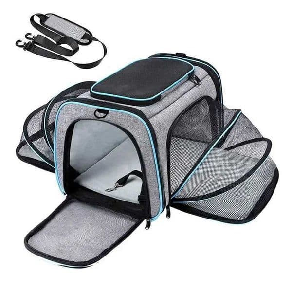 Pet Carriers Backpack Portable Breathable Foldable Shoulder Bag Cat Dog Carrier Bags Outgoing Travel Pets Handbag Transport BagXJ240907