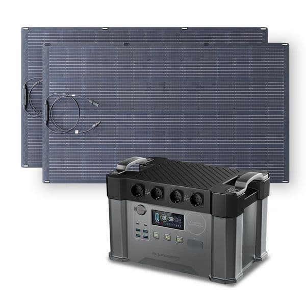 ALLPOWERS 200W/400W Foldable Solar Panel Portable Monocrystalline Solar Charger for ALLPOWERS Power Station 2000W Solargenerator thumbnail 2