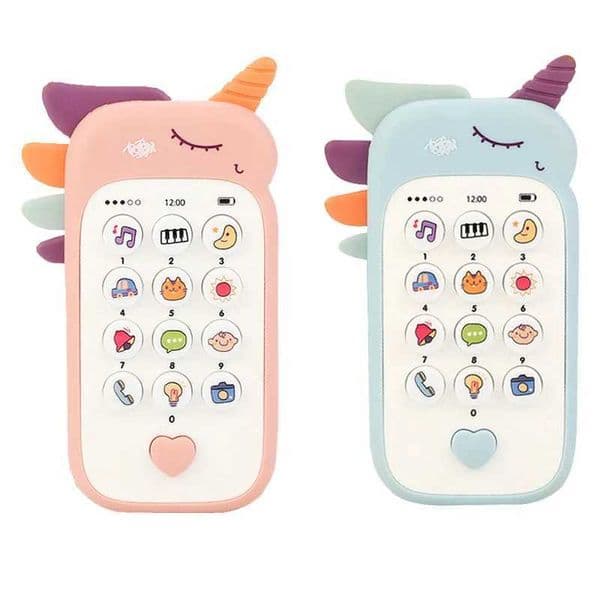 Baby mobile phone toys music sound phone sleep toys with teeth simulated mobile phones childrens early education toys childrens gifts W240907